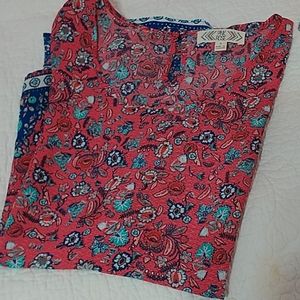 Pink Rose high low hem